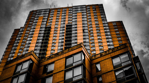 Low angle view of building against sky