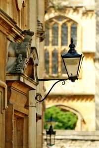 Low angle view of street light