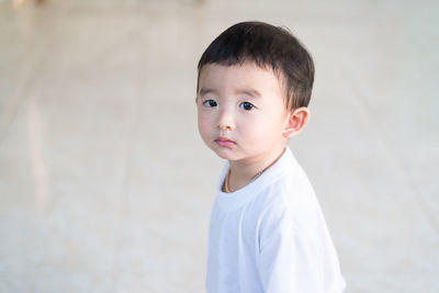 Portrait of cute boy