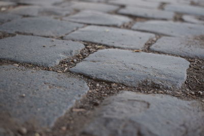 Full frame shot of cracked land