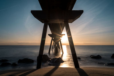 Bridge sunrise shine sun water