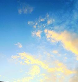 Low angle view of cloudscape
