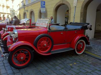 Cars parked in parking lot
