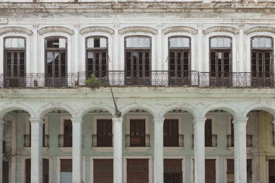 Facade of old building