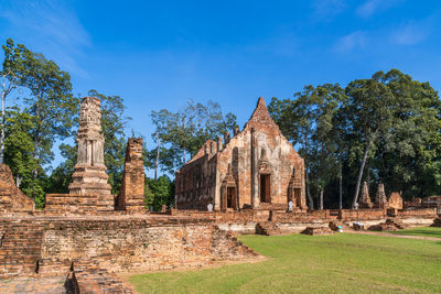 View of old temple building