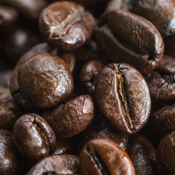 Full frame shot of coffee beans