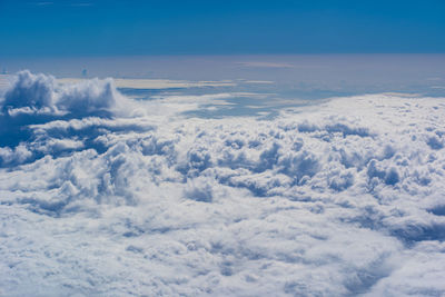 Aerial view of cloudscape