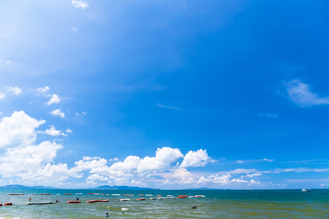 PANORAMIC VIEW OF SEA AGAINST SKY