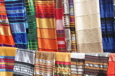 Full frame shot of colorful wall