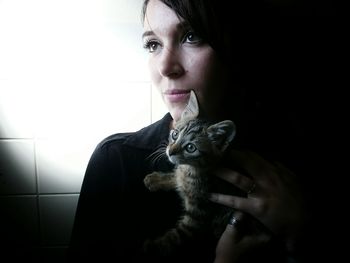 Portrait of young woman