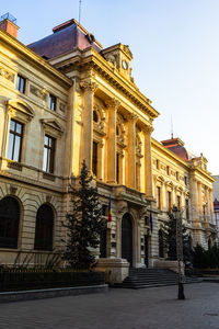 Low angle view of building against sky