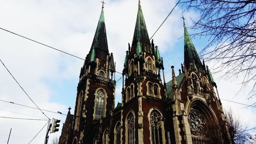 Low angle view of cathedral against sky