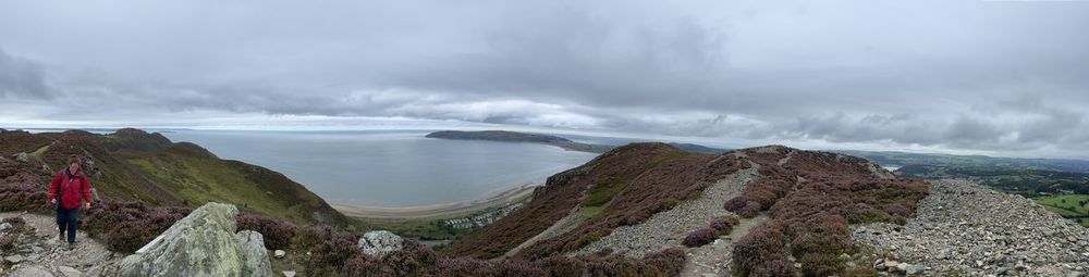 Panoramic view of sea against sky
