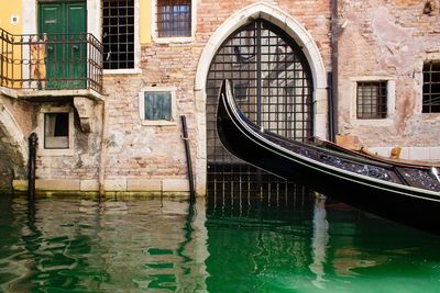 Reflections in water. venice. italy