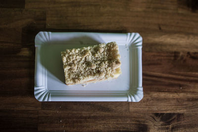 Close-up of food on table