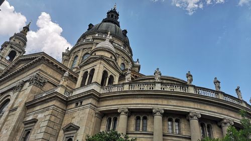 Low angle view of historical building against sky