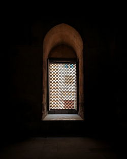 Window of historic building