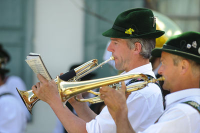 Group of people playing guitar