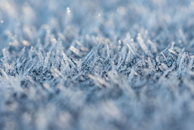 Full frame shot of snowflakes