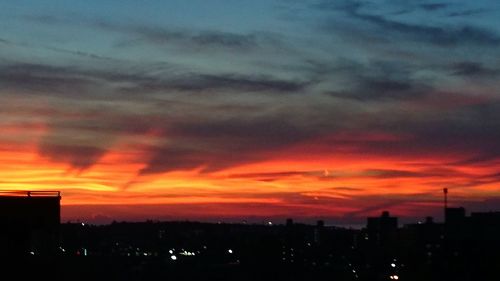 Cityscape at sunset