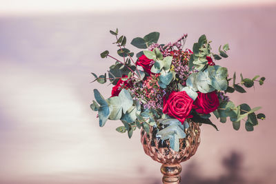 Close-up of rose bouquet