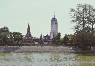 View of temple against sky