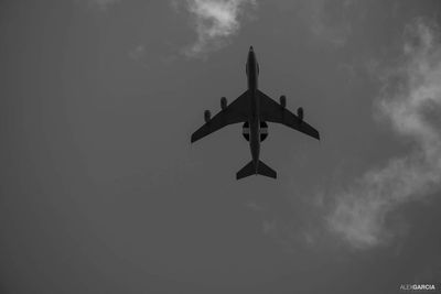 Low angle view of cloudy sky