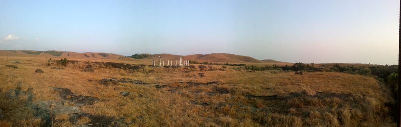 Panoramic view of landscape against sky