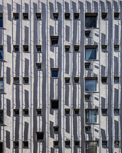 Full frame shot of modern building