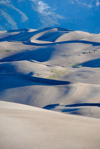 Beautiful architecture of the sand dunes
