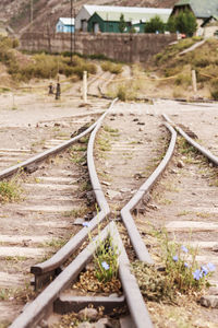 View of railroad track