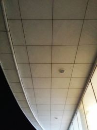 Low angle view of ceiling