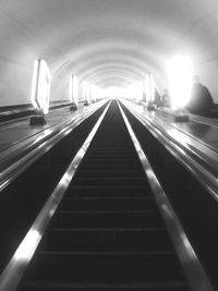 Illuminated tunnel