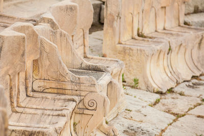 Stone sculpture of temple