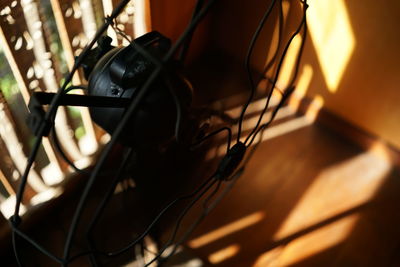 Close-up of vintage car