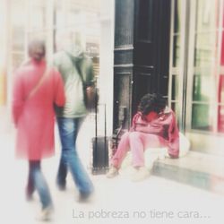 Close-up of woman standing in pond