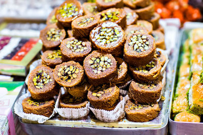 Close-up of ice cream for sale