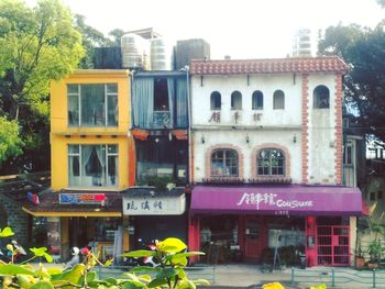 View of buildings in city