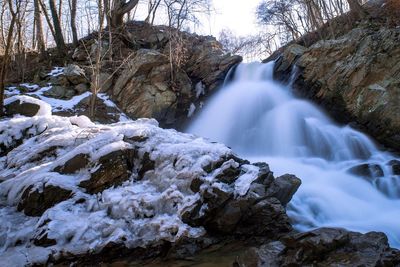 Waterfall in forest