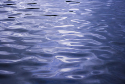 Full frame shot of rippled water