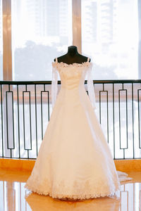 Wedding dress for sale in shop