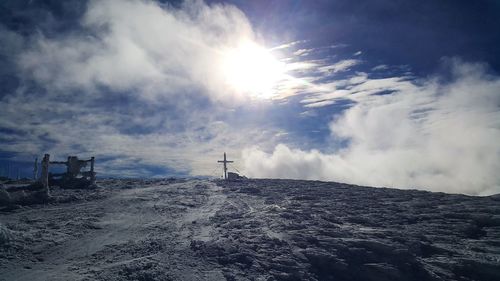 Panoramic view of sea against sky