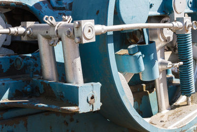 Close-up of machine part