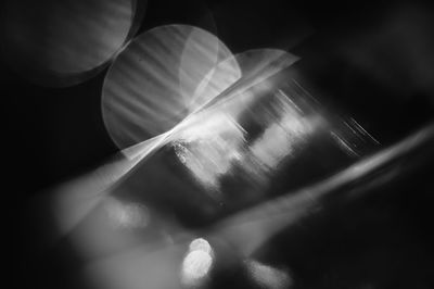 Close-up of blurred motion