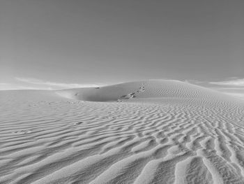Natural pattern and dune in desert