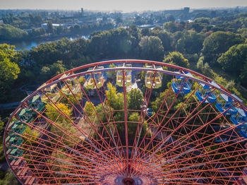 Ferris wheel in amusement park