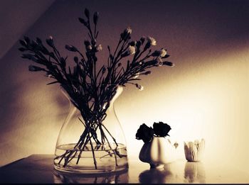 Close-up of flowers in vase