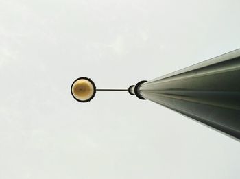 Close up of electric lamp