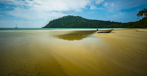 Scenic view of calm sea