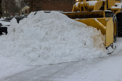 Snow covered landscape